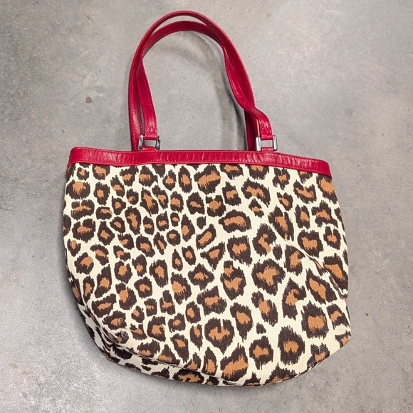 ISABELLA FIORE Y2K leopard cherry purse bag - Picture 4 of 11
